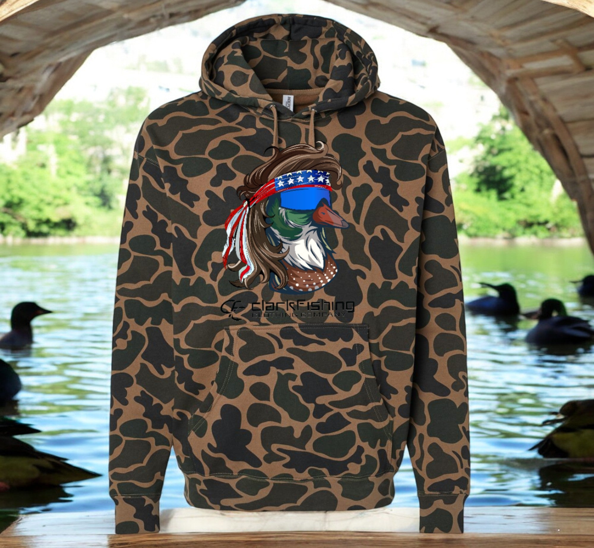 Premium Camouflage Hunting Heavyweight Hoodie - Fleece Lined