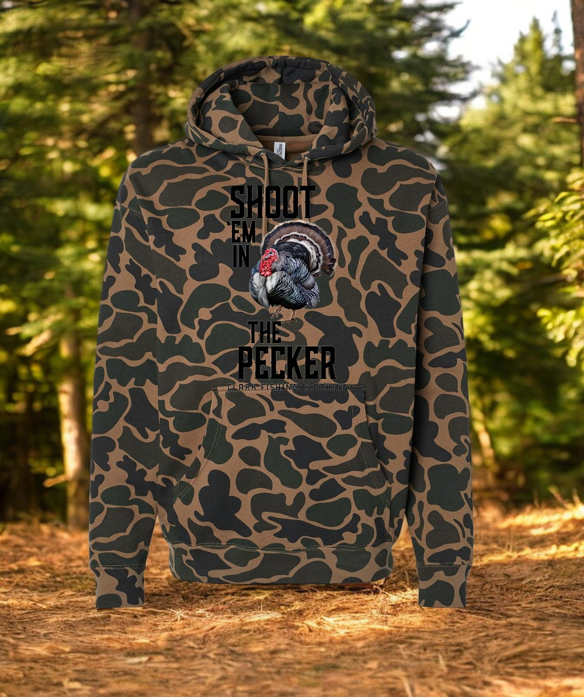 Camouflage Turkey Hunting Hoodie - Durable & Warm