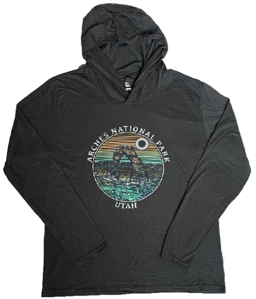 Outdoor National Park Hooded Long Sleeve Shirt