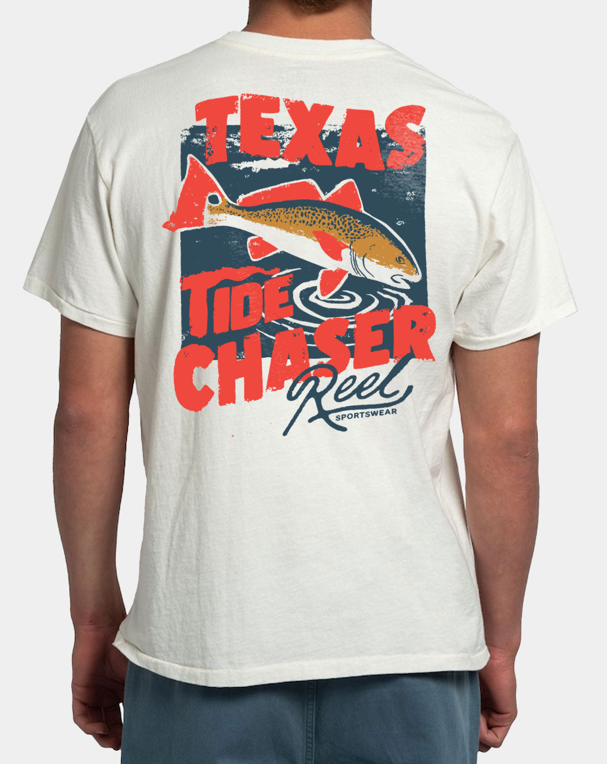 Texas Tide Chaser Coastal Fishing Tee Shirt