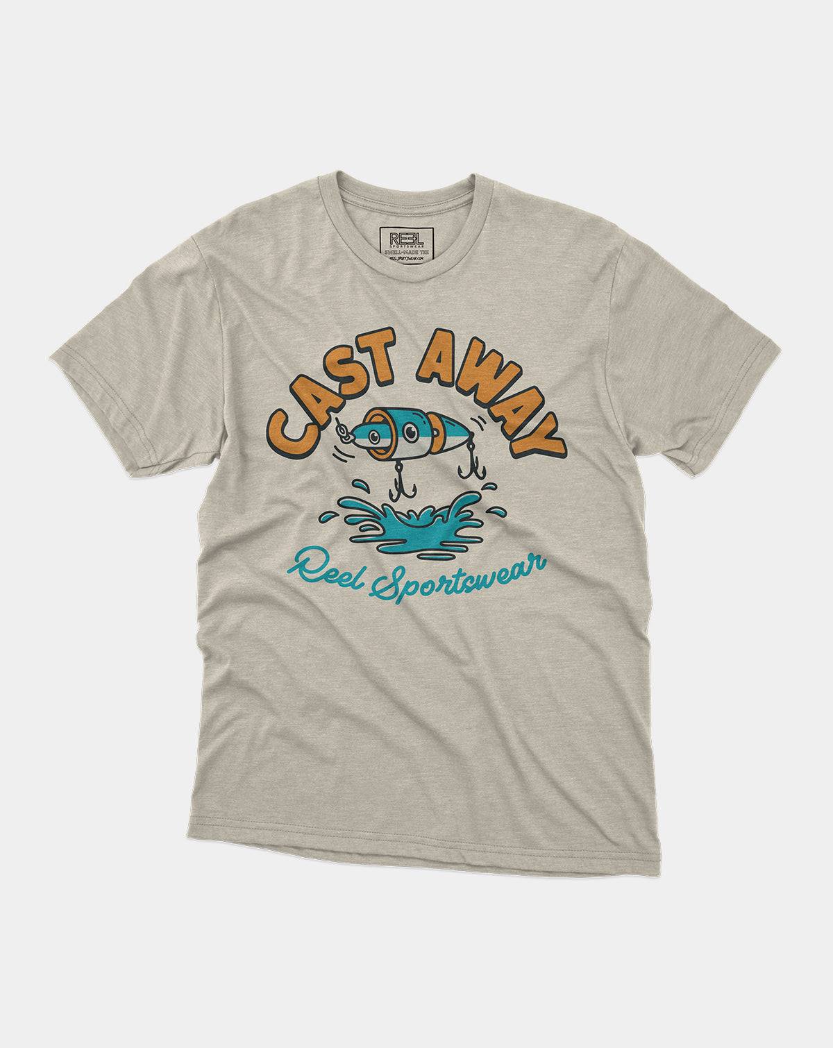 Oversized Fishing Tee for Women -Cast AwayPrint