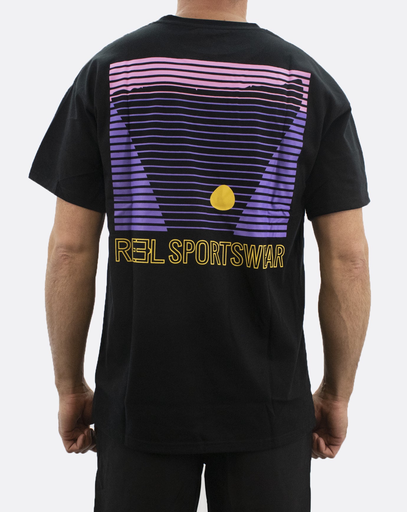 Fishing Retro Redfish Graphic Tee | Black Cotton/Poly Blend