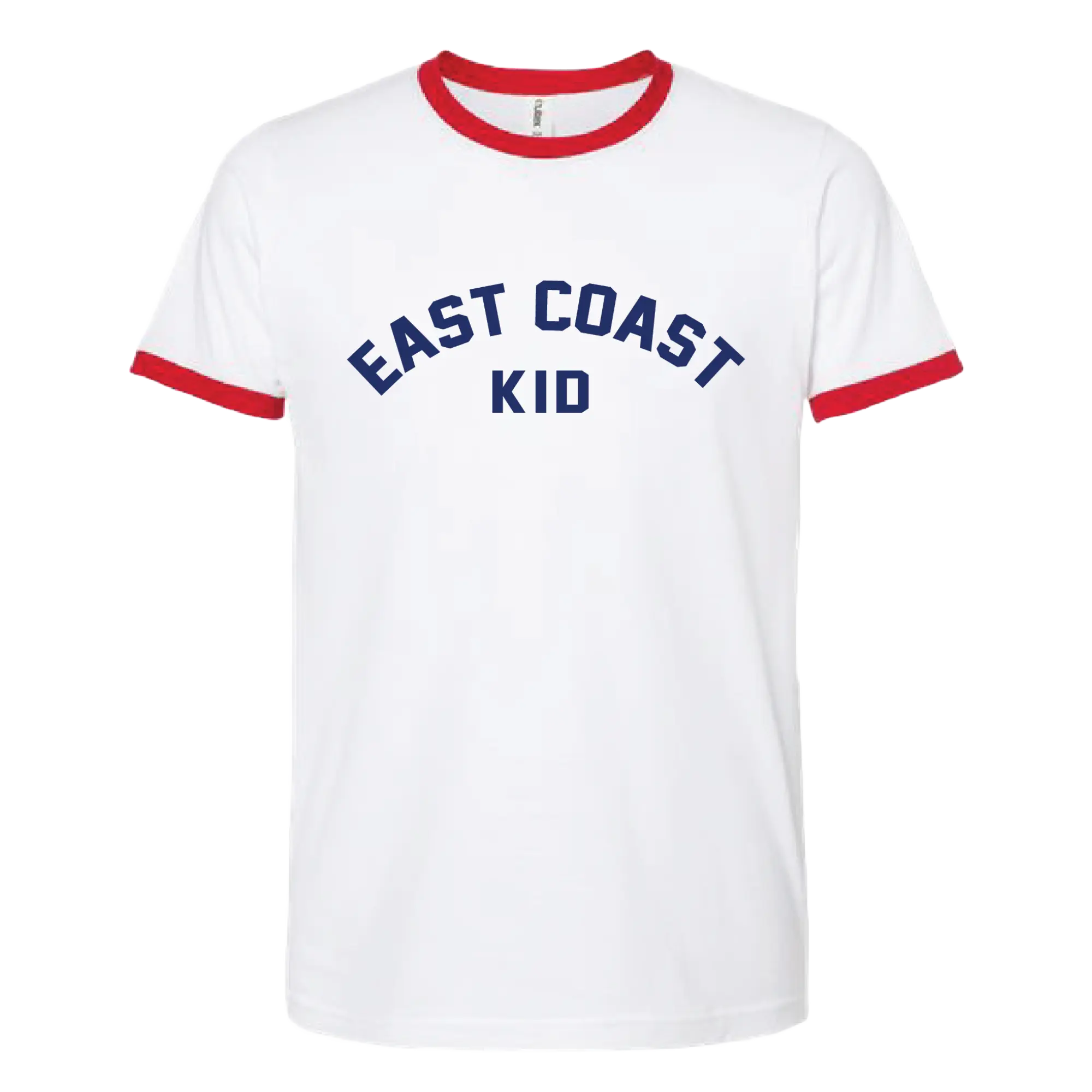 Nautical East Coast Ringer T-Shirt for Adults