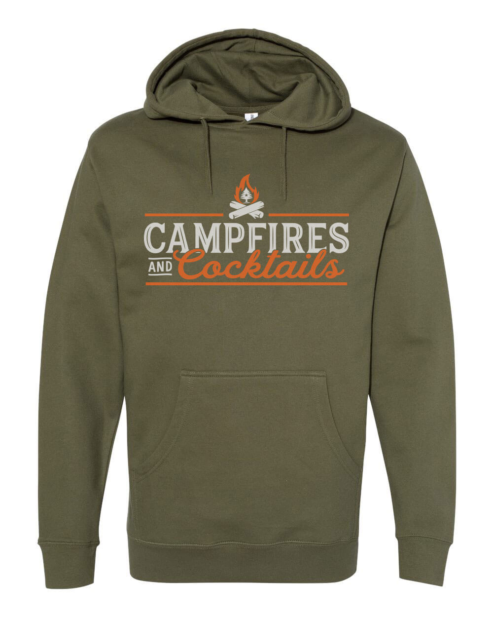 Cozy Campfire Cocktails Hoodie for Outdoor Comfort