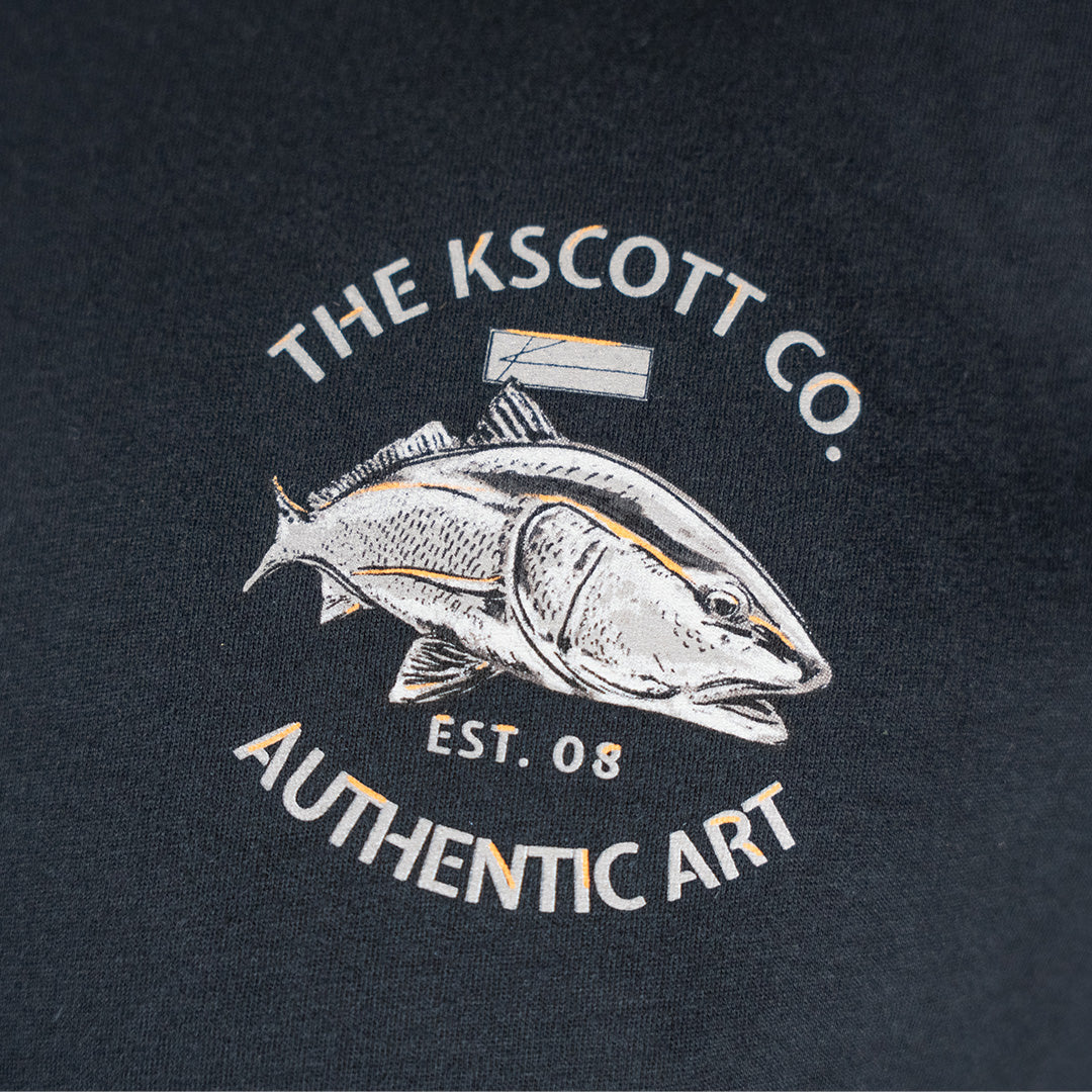 Redfish Fishing Tee Shirt: Premium Cotton Blend