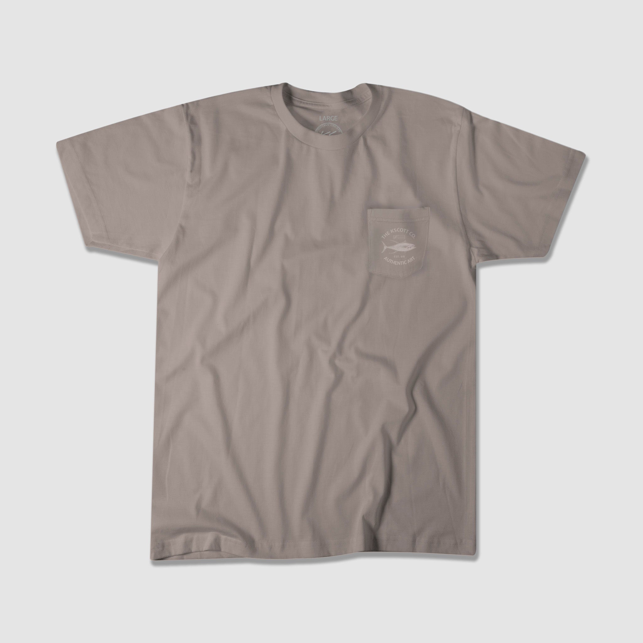Cinder Pocket Tee - Soft Ringspun Cotton T-Shirt for Comfortable Style
