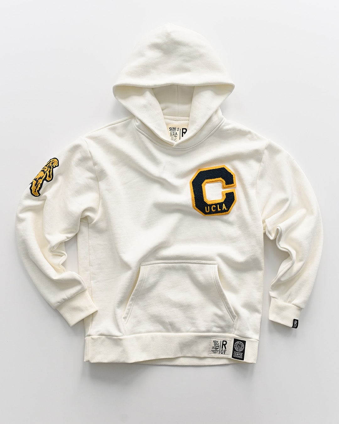 White UCLA Robinson Era Heavyweight Pullover Hoody