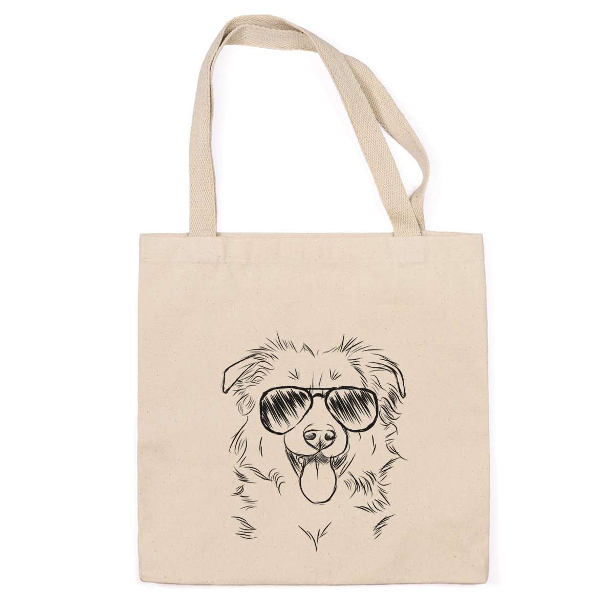 Collie Shepherd Canvas Tote Bag - Stylish & Eco-Friendly