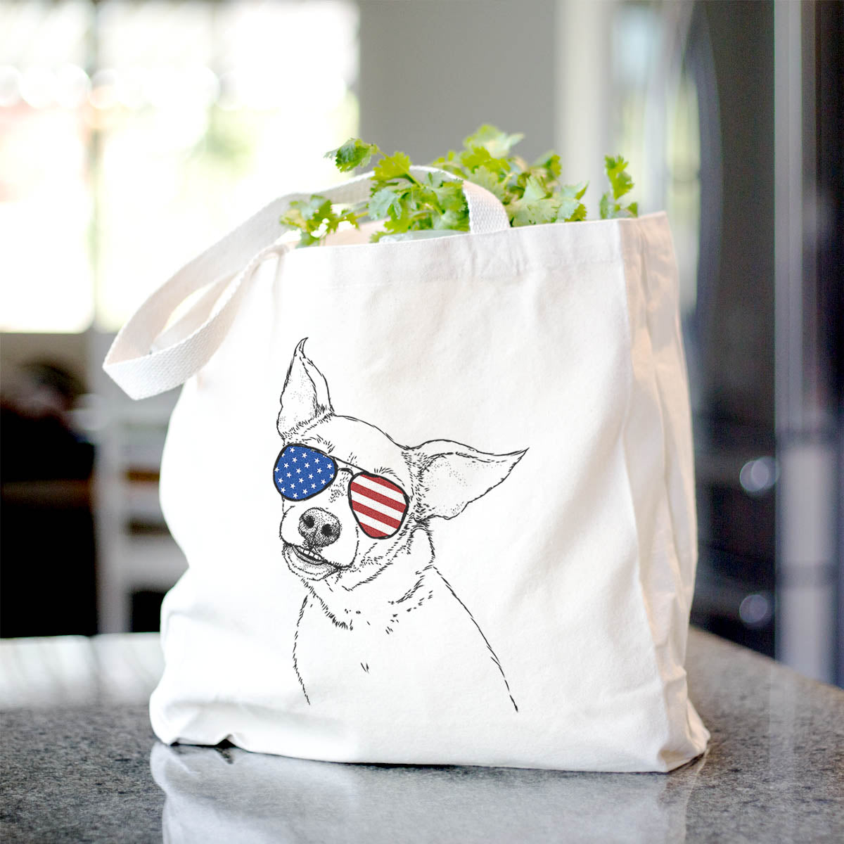 Chiweenie Tote Bag - Stylish Cotton Canvas Tote