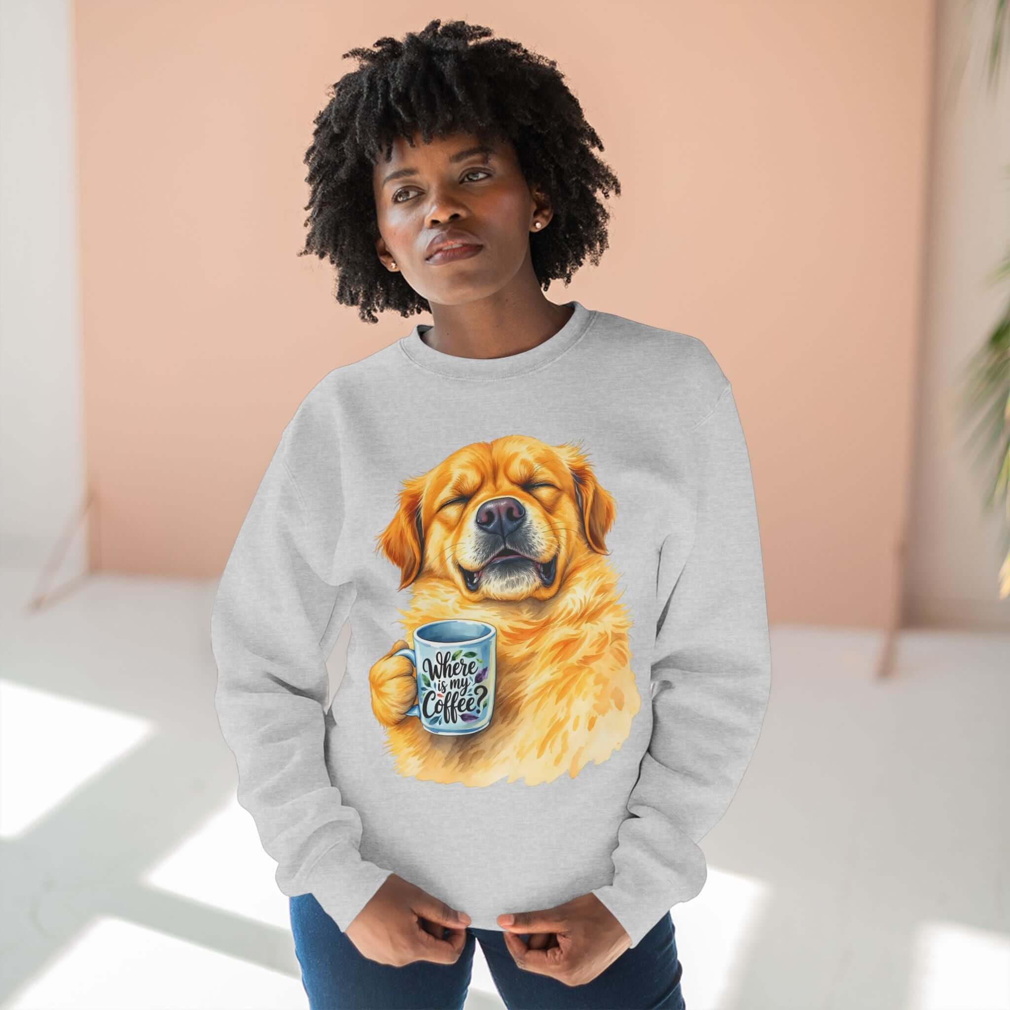 Dog Watercolor Unisex Crewneck Sweatshirt - Cozy & Stylish