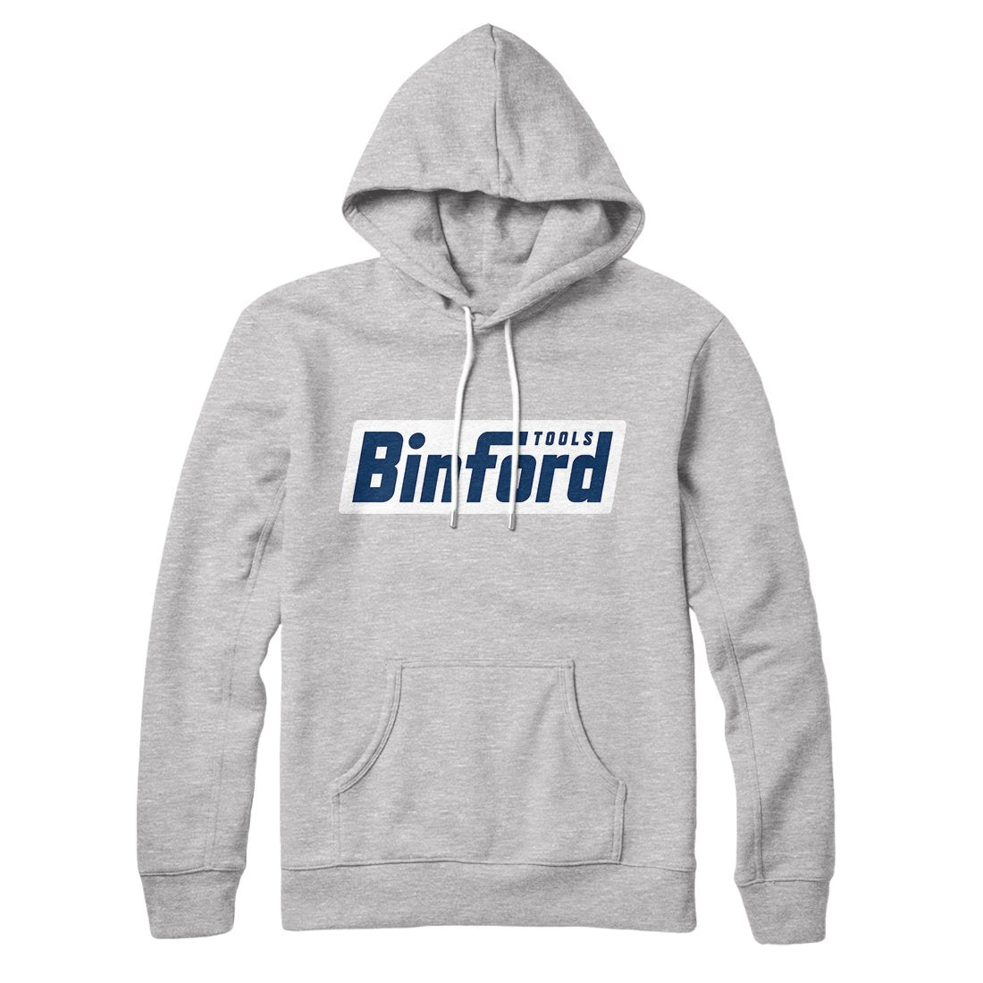Binford Tools Unisex Pullover Hoodie - Cotton Polyester Blend, Loose Fit, Kangaroo Pocket