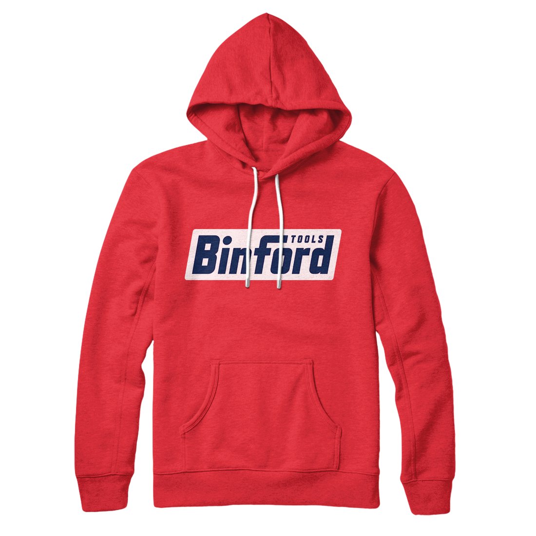 Binford Tools Unisex Pullover Hoodie - Cotton Polyester Blend, Loose Fit, Kangaroo Pocket