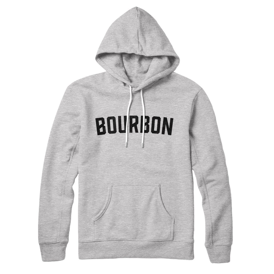 Bourbon Unisex Hoodie - Cotton Polyester Pullover with Hood, Kangaroo Pocket