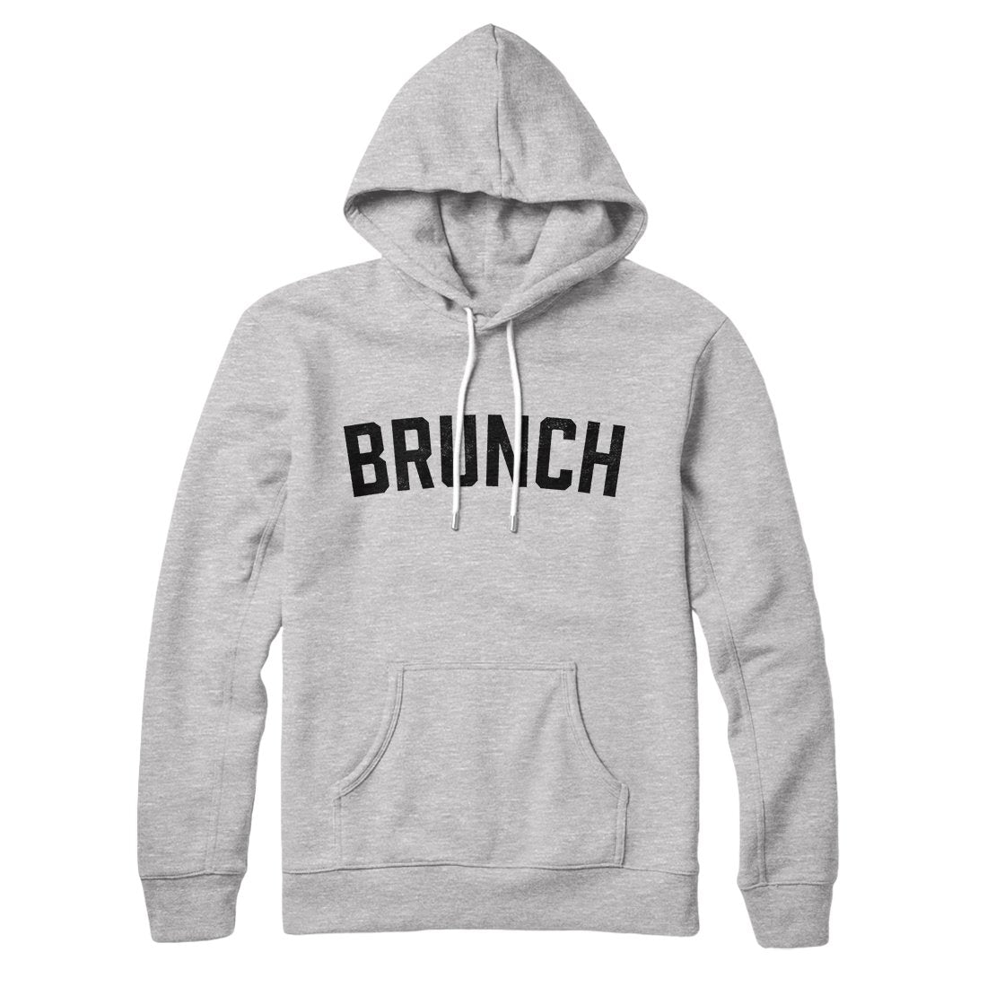Brunch Unisex Pullover Hoodie Cotton Polyester Loose Fit Kangaroo Pocket